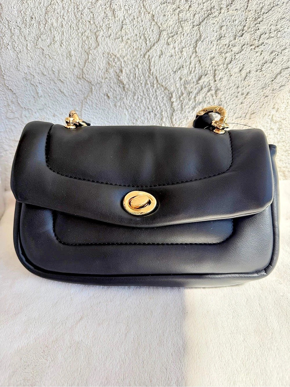 Shoulder Bag With Quilting Quilted Shoulder Bag Black